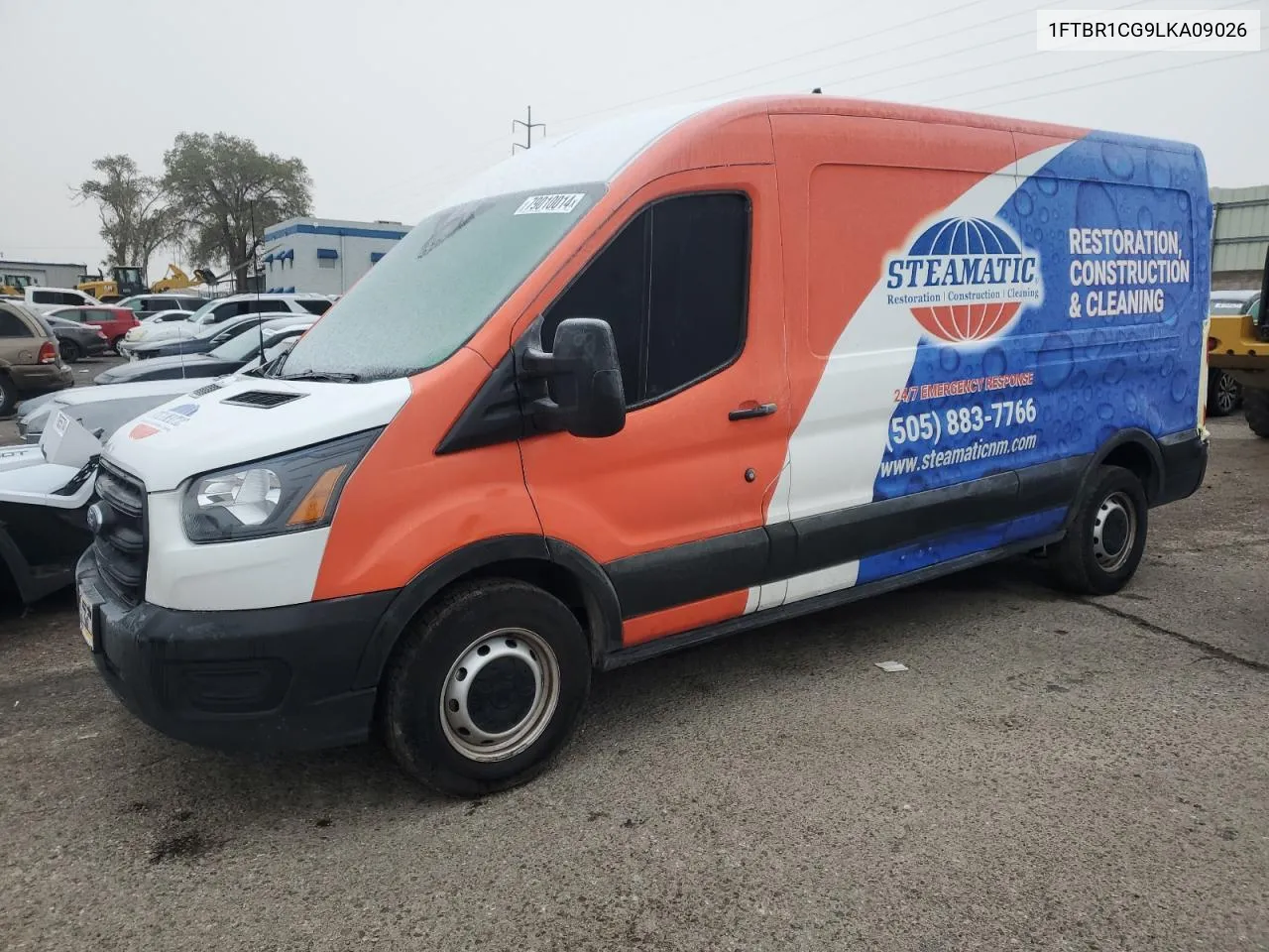 2020 Ford Transit T-250 VIN: 1FTBR1CG9LKA09026 Lot: 79010014