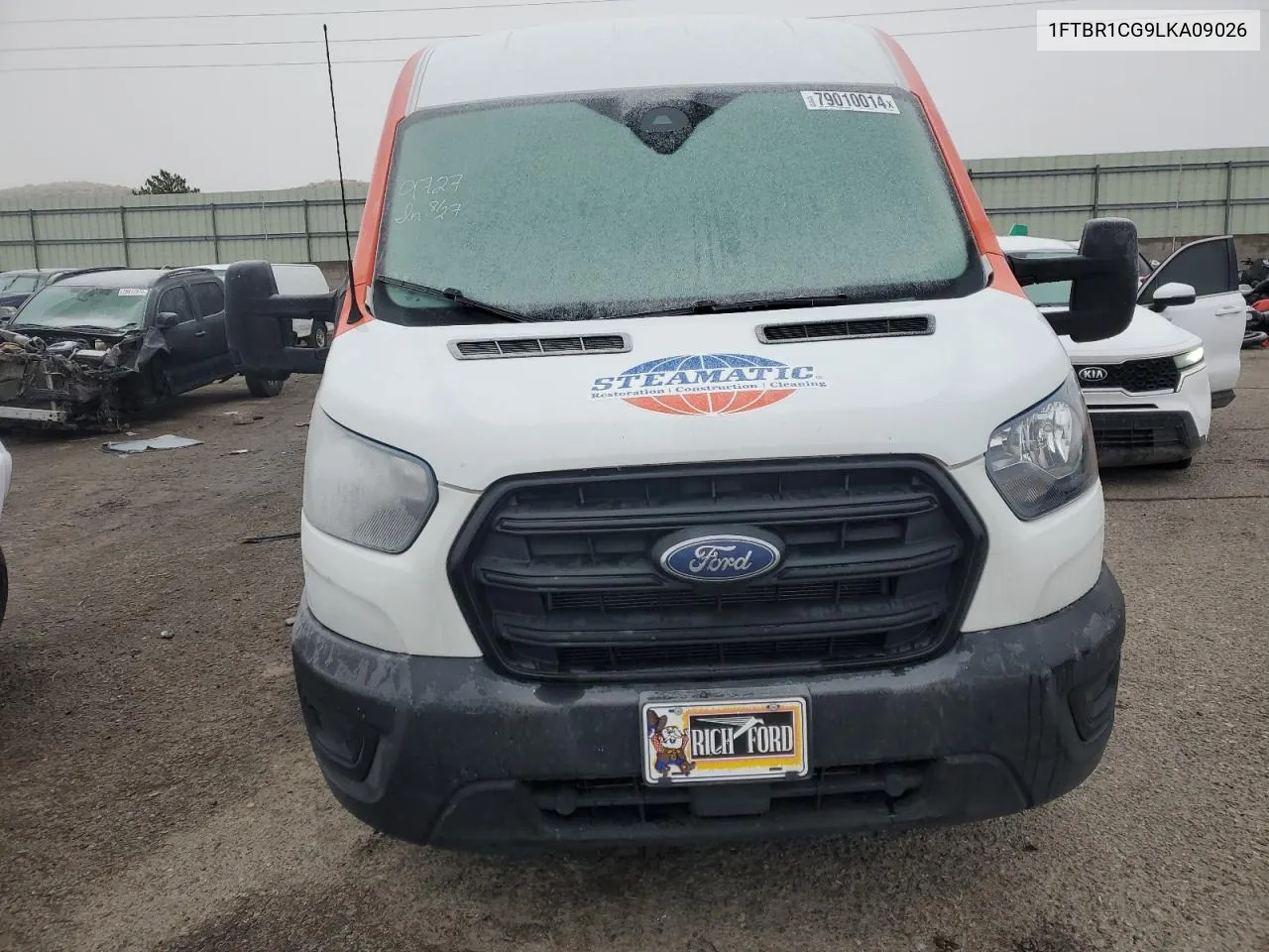 2020 Ford Transit T-250 VIN: 1FTBR1CG9LKA09026 Lot: 79010014