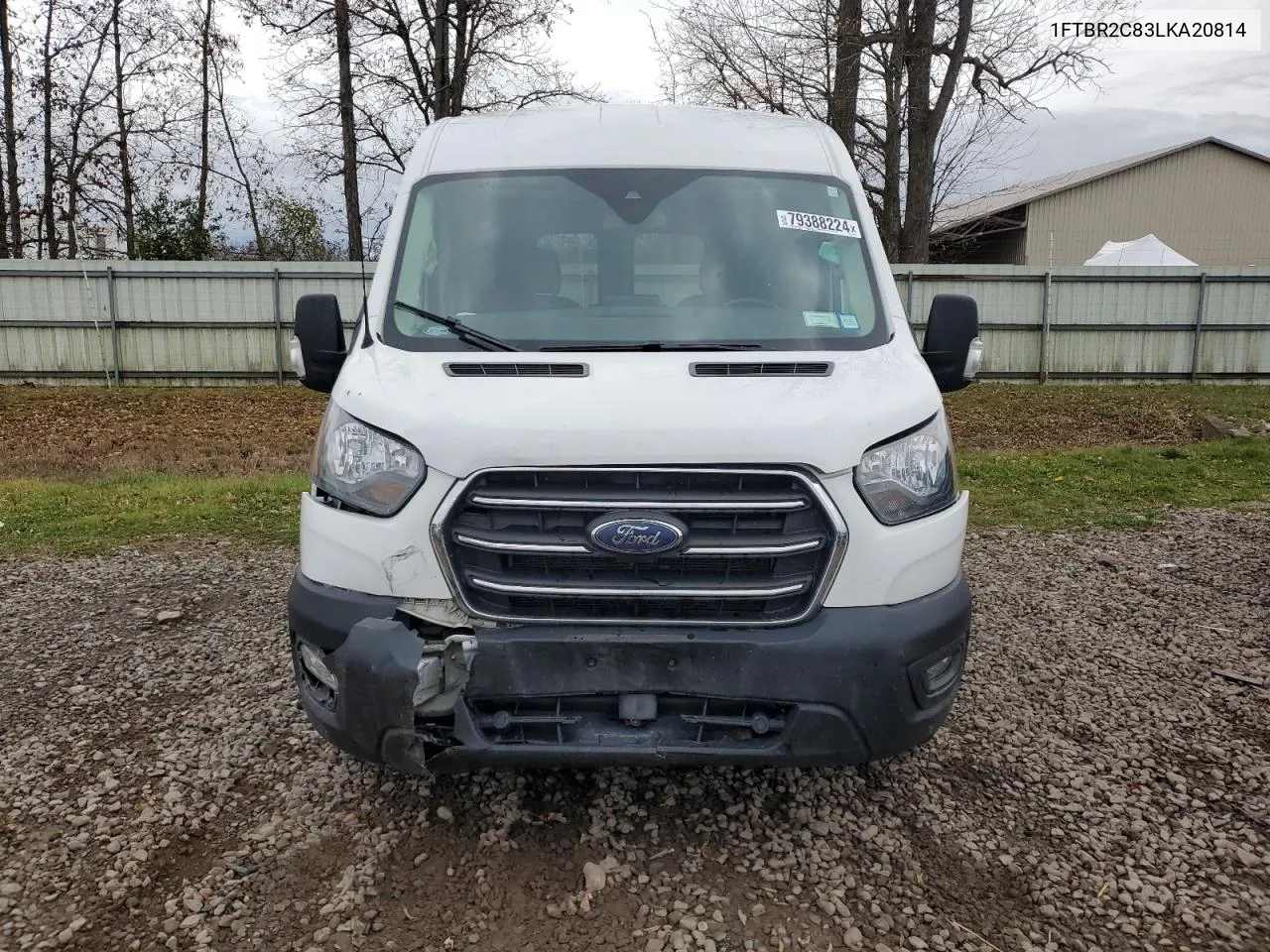 2020 Ford Transit T-250 VIN: 1FTBR2C83LKA20814 Lot: 79388224