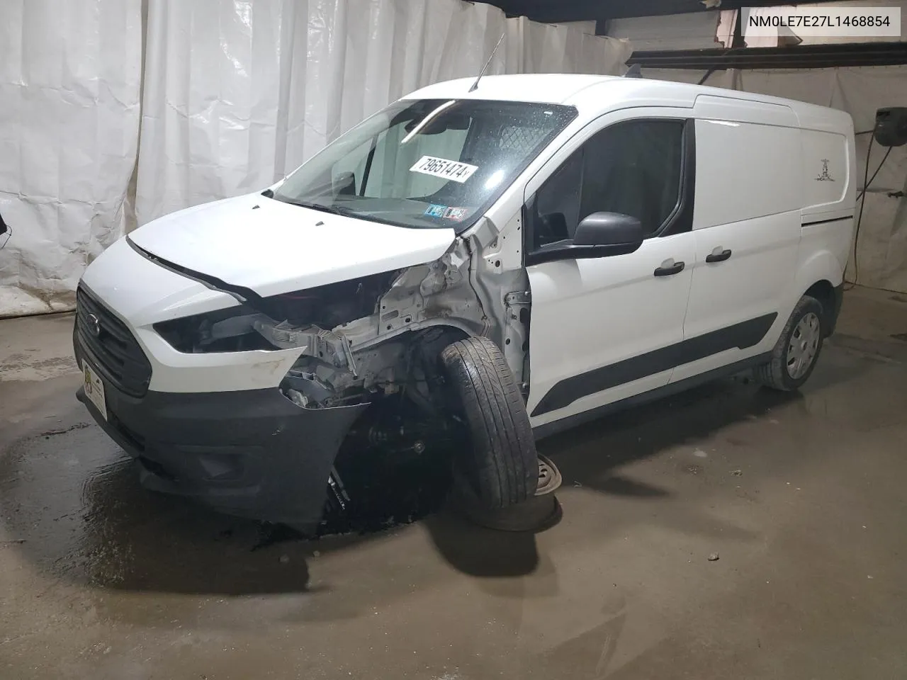 2020 Ford Transit Connect Xl VIN: NM0LE7E27L1468854 Lot: 79651474