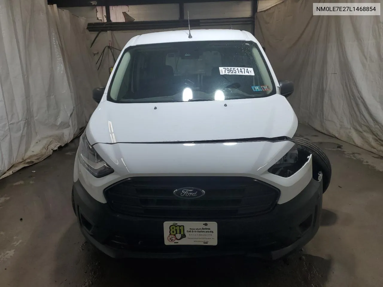 2020 Ford Transit Connect Xl VIN: NM0LE7E27L1468854 Lot: 79651474