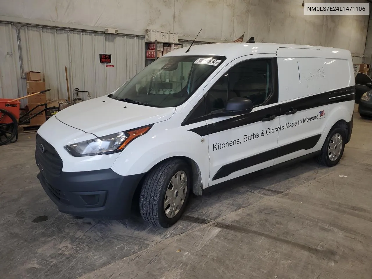 2020 Ford Transit Connect Xl VIN: NM0LS7E24L1471106 Lot: 80522894