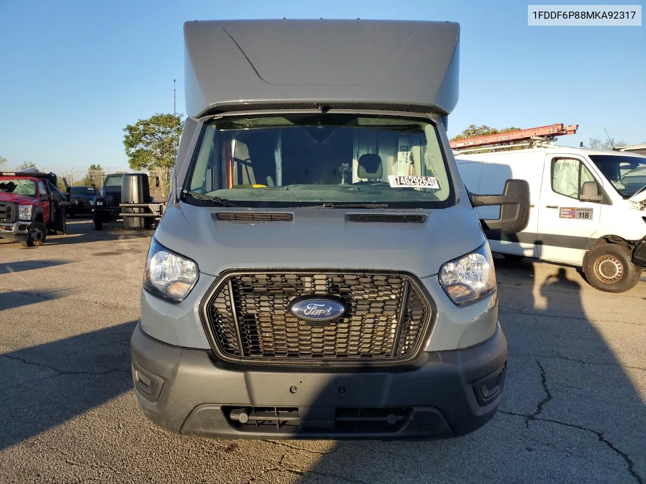 2021 Ford Transit T-350 Hd VIN: 1FDDF6P88MKA92317 Lot: 74629264