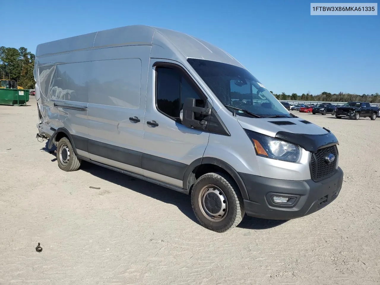 2021 Ford Transit T-350 VIN: 1FTBW3X86MKA61335 Lot: 75558524