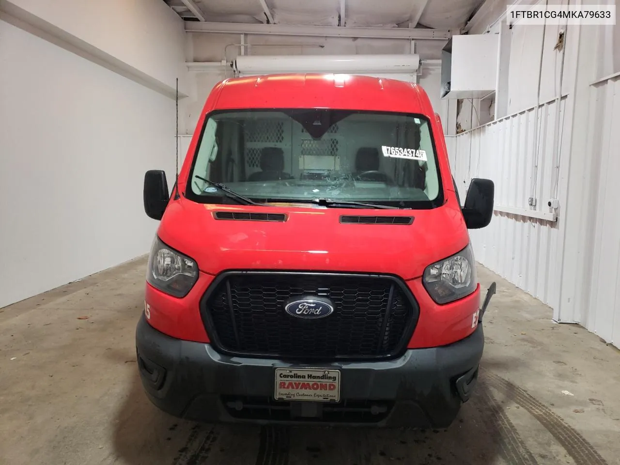 2021 Ford Transit T-250 VIN: 1FTBR1CG4MKA79633 Lot: 76534374