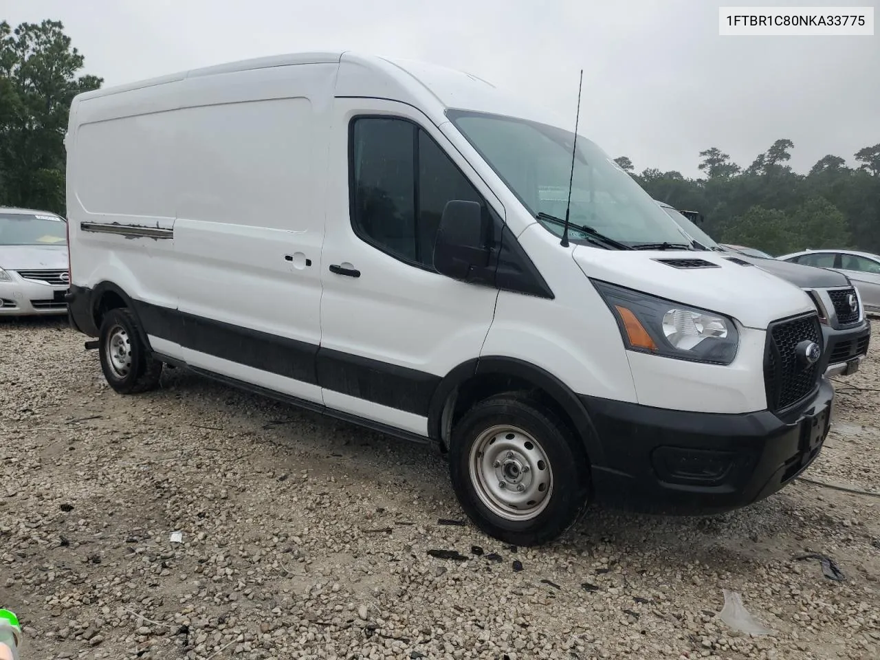 2022 Ford Transit T-250 VIN: 1FTBR1C80NKA33775 Lot: 55018374