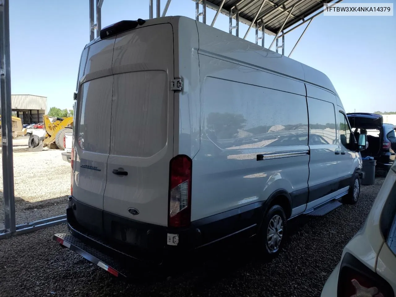 2022 Ford Transit T-350 VIN: 1FTBW3XK4NKA14379 Lot: 56009574