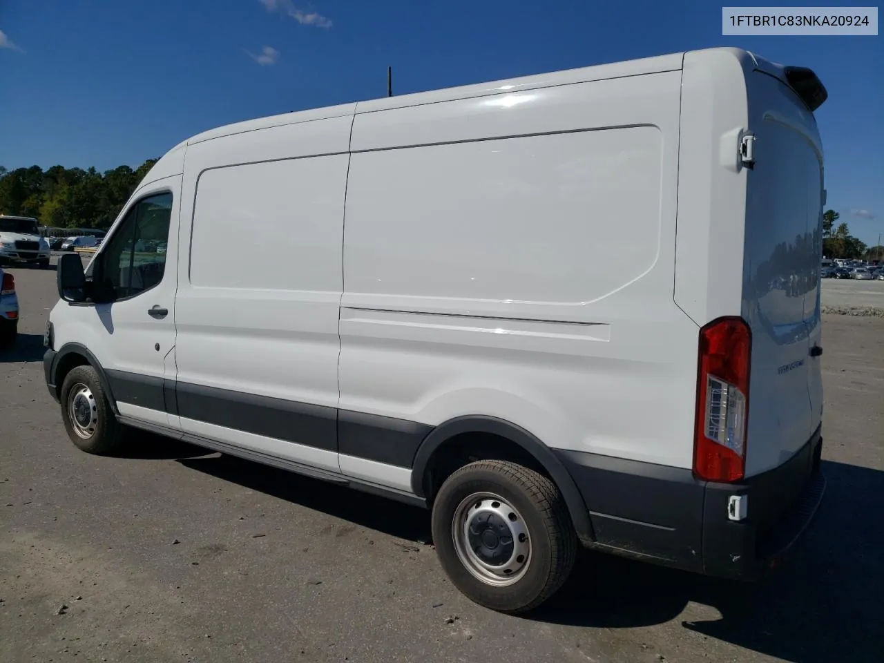 2022 Ford Transit T-250 VIN: 1FTBR1C83NKA20924 Lot: 76340584