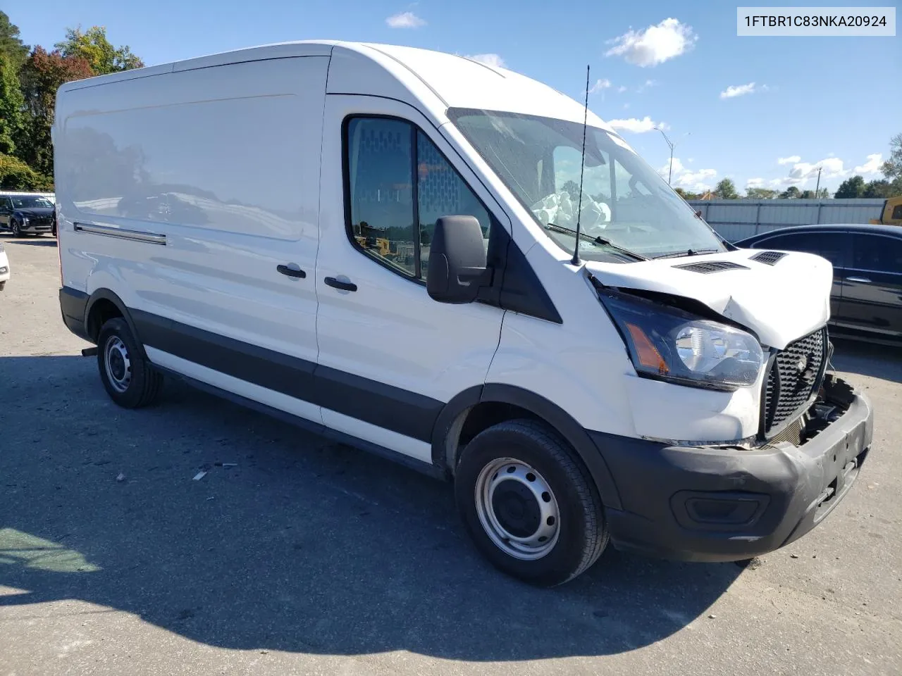 2022 Ford Transit T-250 VIN: 1FTBR1C83NKA20924 Lot: 76340584