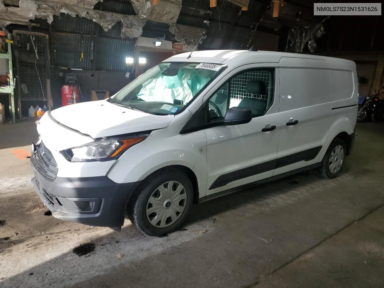 2022 Ford Transit Connect Xl VIN: NM0LS7S23N1531626 Lot: 78469384