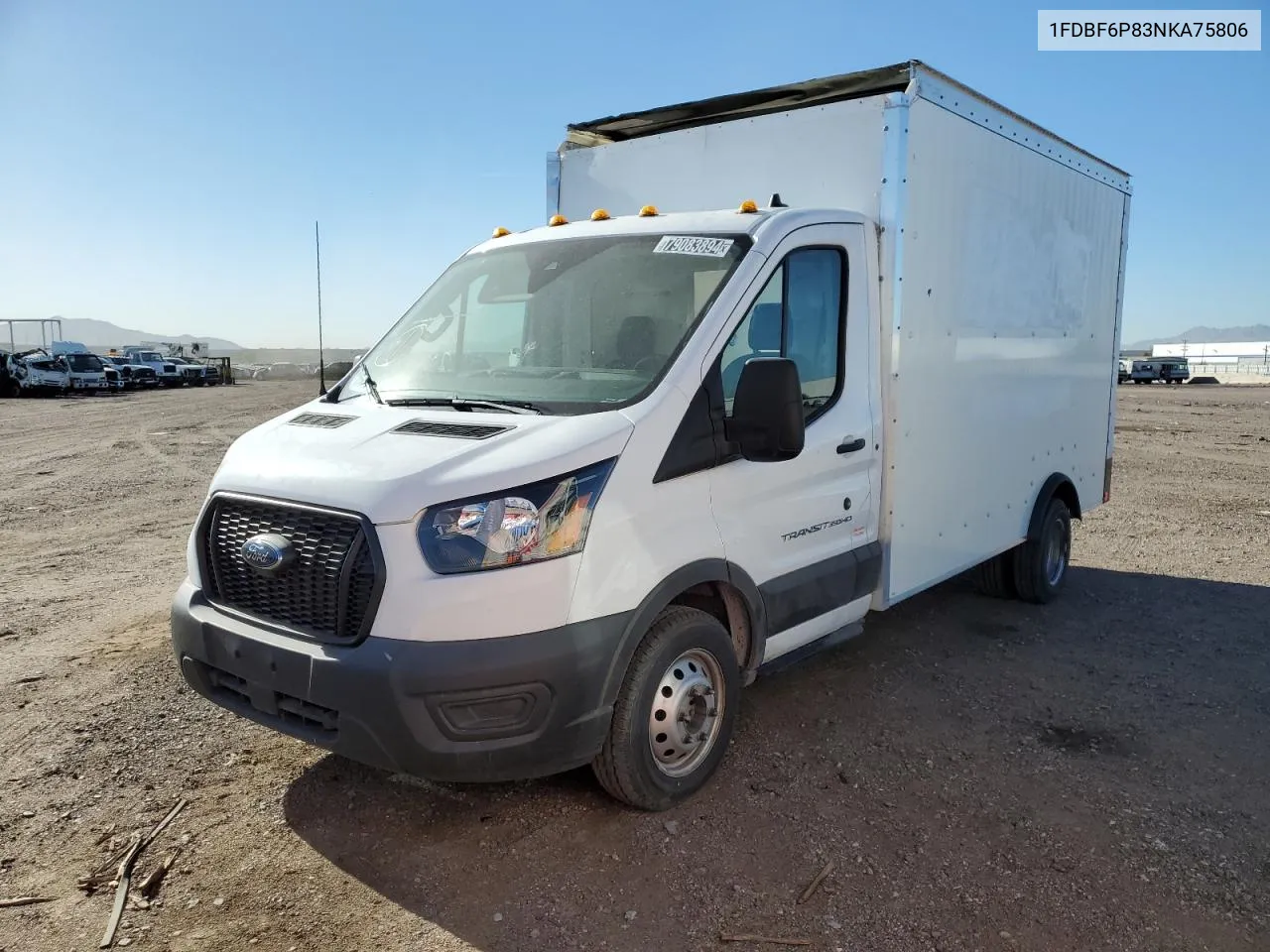 2022 Ford Transit T-350 Hd VIN: 1FDBF6P83NKA75806 Lot: 79083894