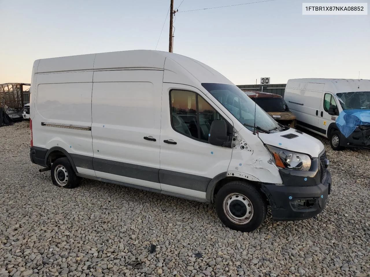 2022 Ford Transit T-250 VIN: 1FTBR1X87NKA08852 Lot: 81157744