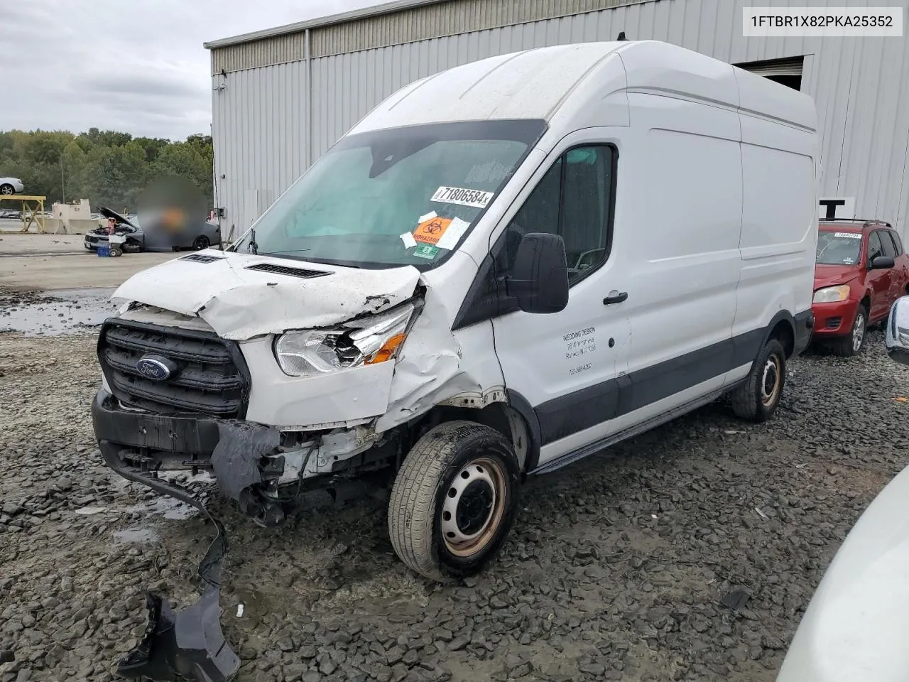 2023 Ford Transit T-250 VIN: 1FTBR1X82PKA25352 Lot: 71806584