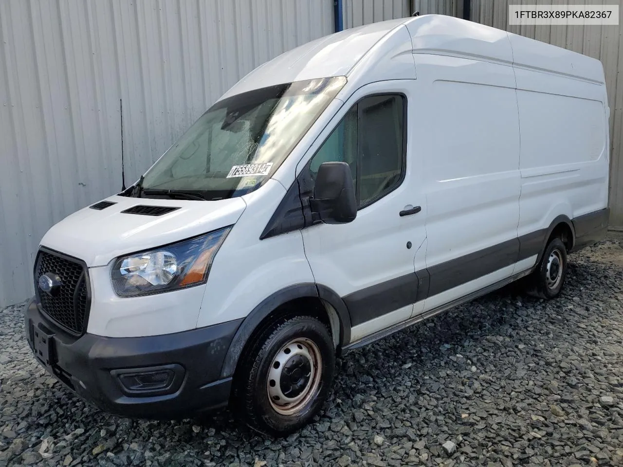 2023 Ford Transit T-250 VIN: 1FTBR3X89PKA82367 Lot: 75589314