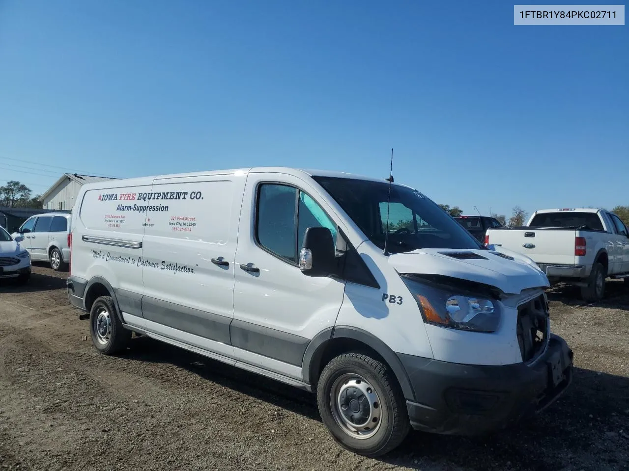 2023 Ford Transit T-250 VIN: 1FTBR1Y84PKC02711 Lot: 78999564