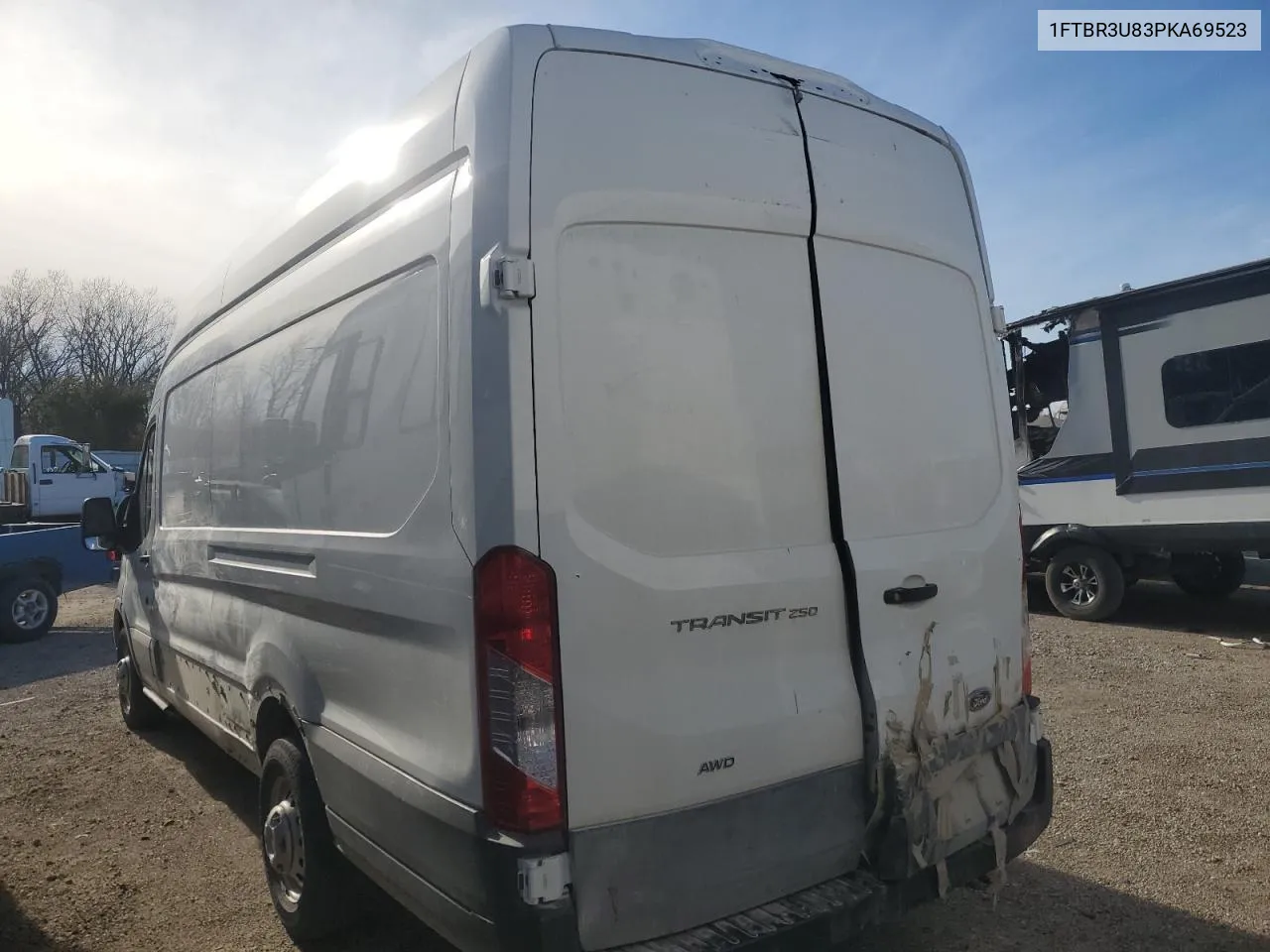 2023 Ford Transit T-250 VIN: 1FTBR3U83PKA69523 Lot: 79803924