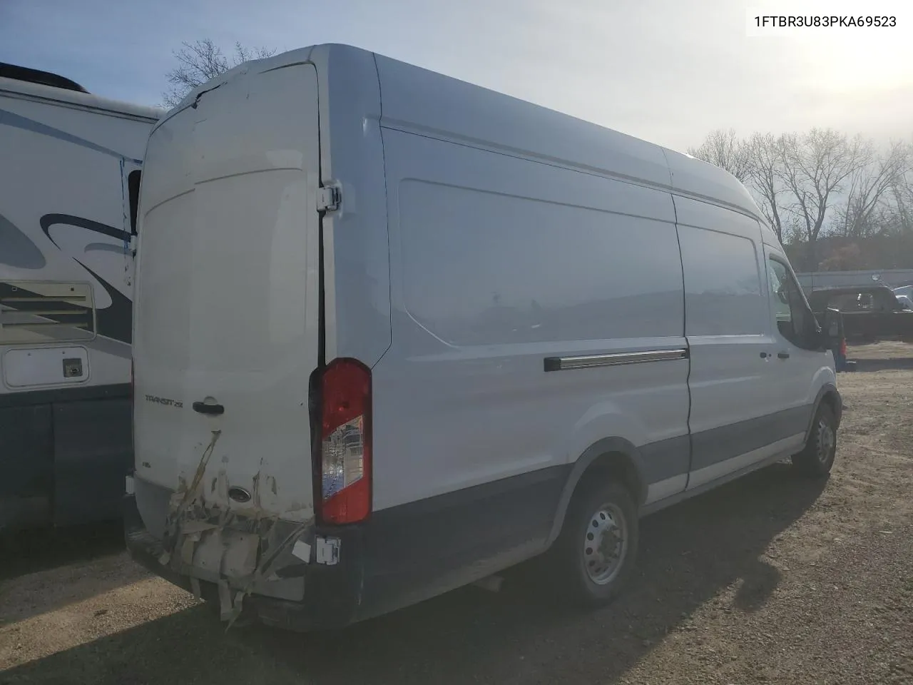 2023 Ford Transit T-250 VIN: 1FTBR3U83PKA69523 Lot: 79803924