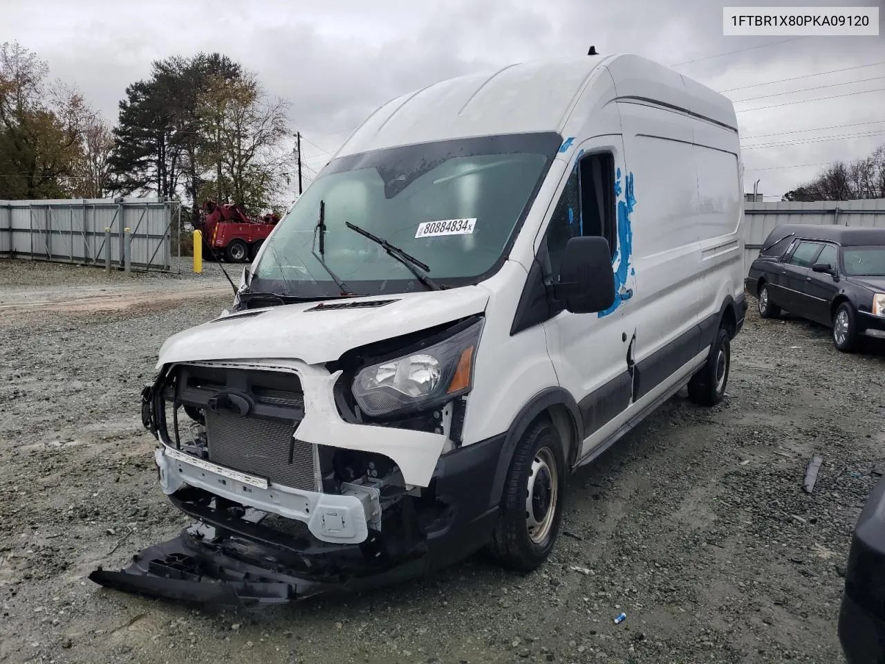 2023 Ford Transit T-250 VIN: 1FTBR1X80PKA09120 Lot: 80884834