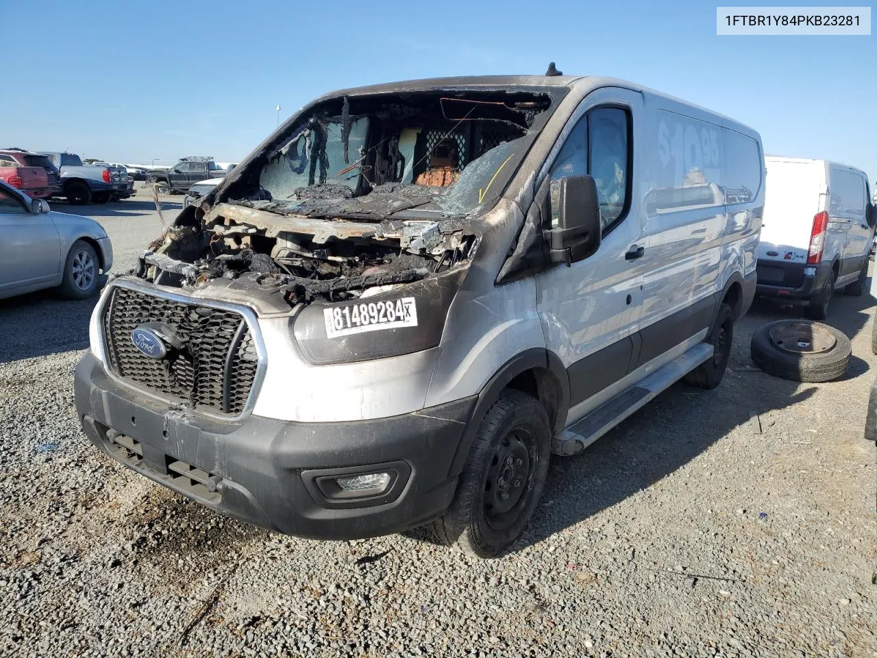 2023 Ford Transit T-250 VIN: 1FTBR1Y84PKB23281 Lot: 81489284