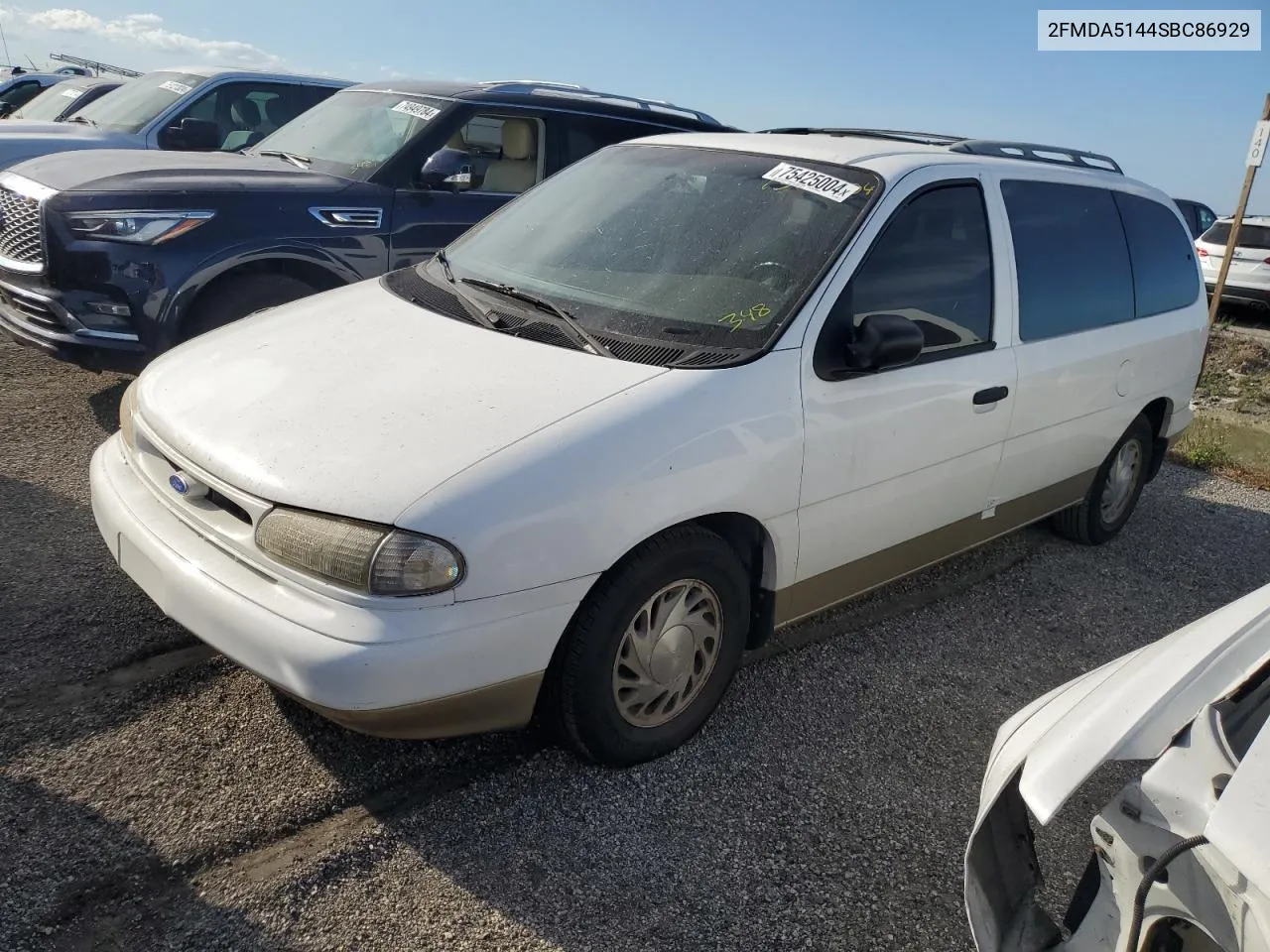 1995 Ford Windstar Wagon VIN: 2FMDA5144SBC86929 Lot: 75425004