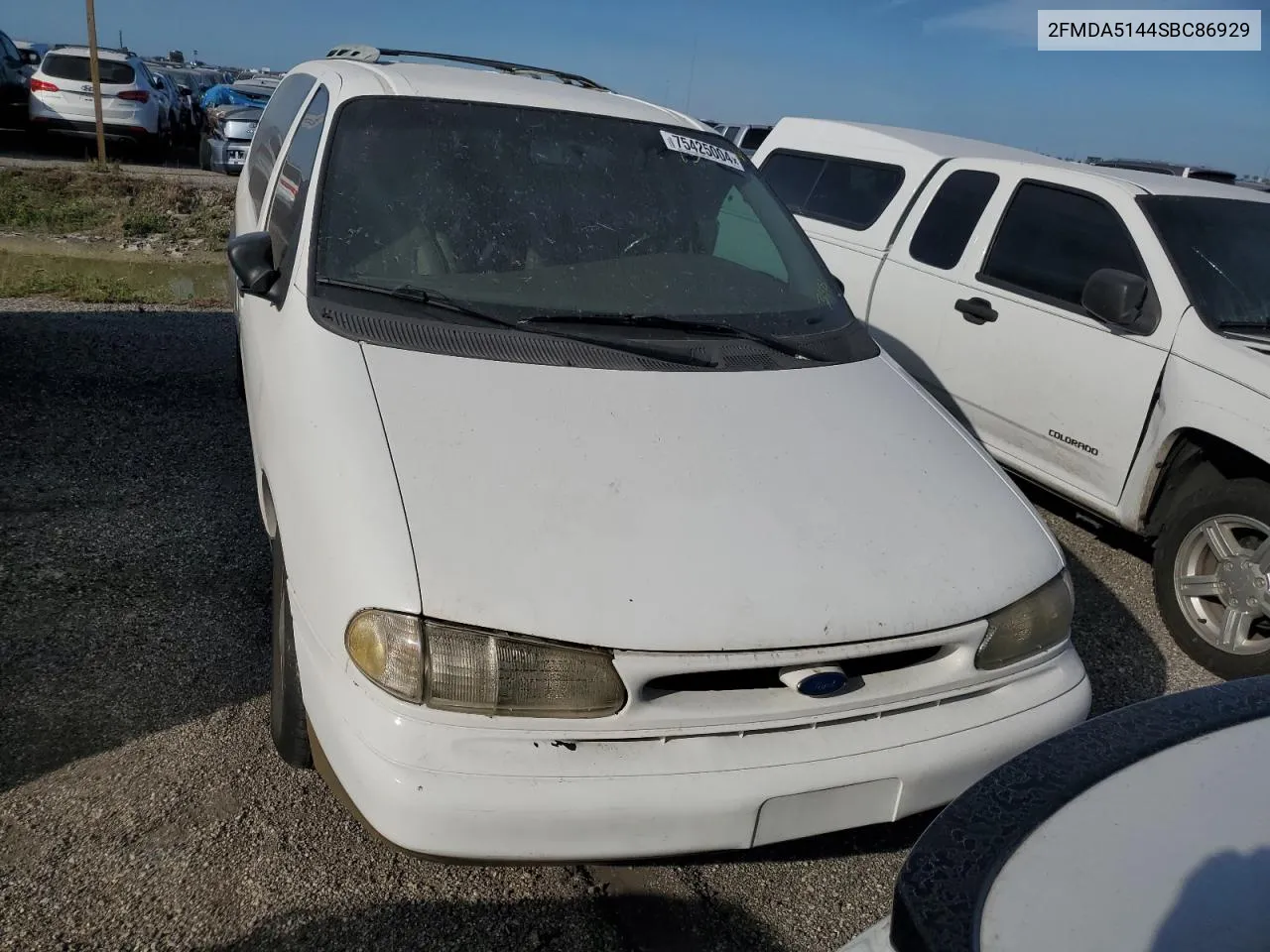 1995 Ford Windstar Wagon VIN: 2FMDA5144SBC86929 Lot: 75425004