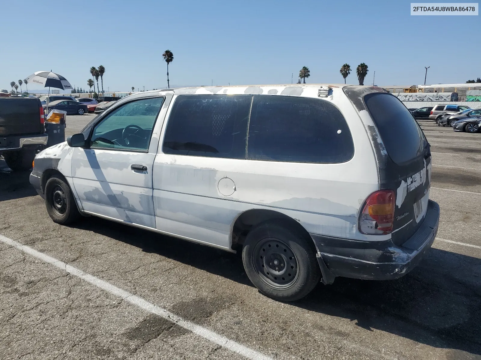 1998 Ford Windstar VIN: 2FTDA54U8WBA86478 Lot: 67604484