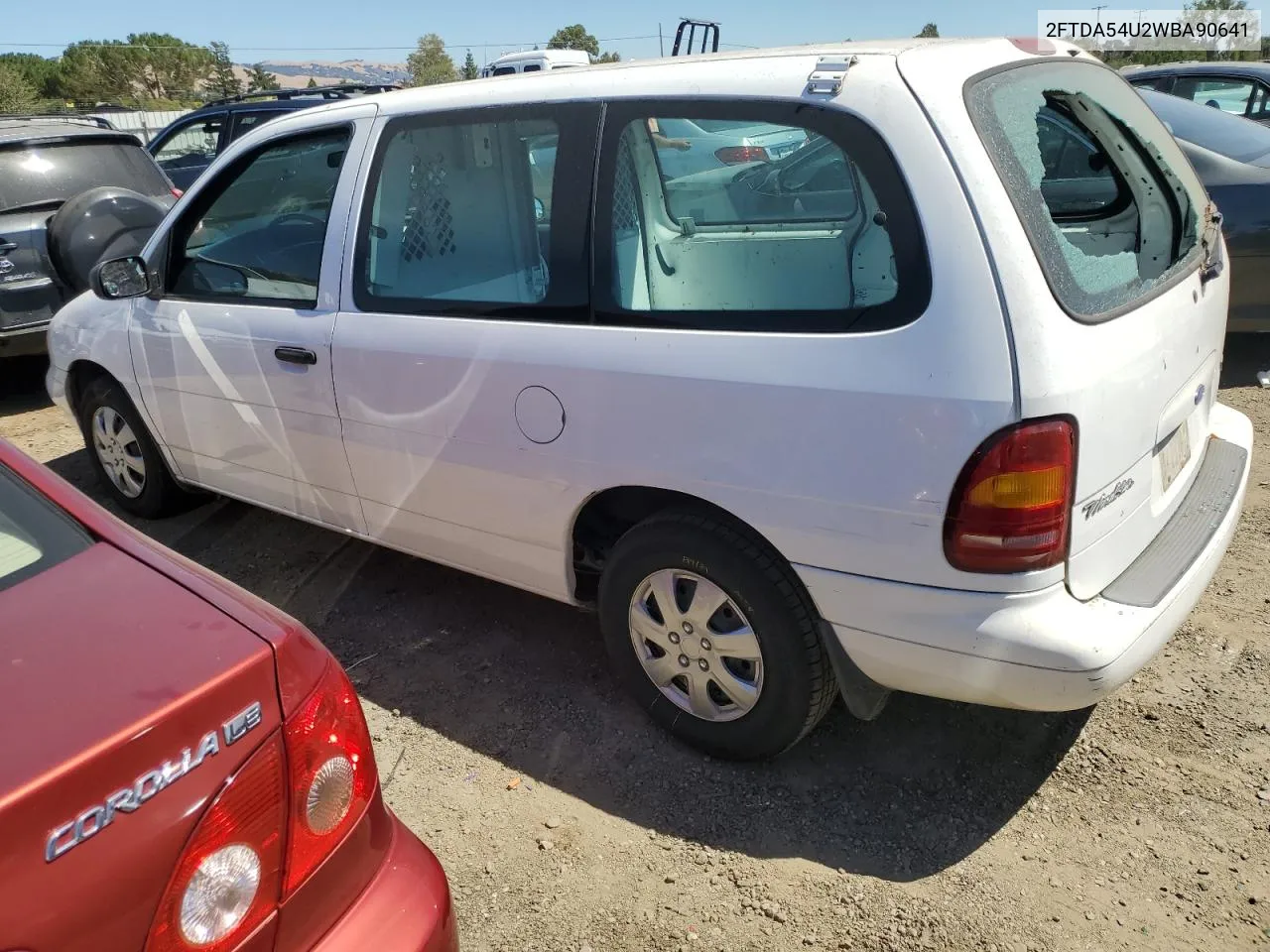 1998 Ford Windstar VIN: 2FTDA54U2WBA90641 Lot: 67747834