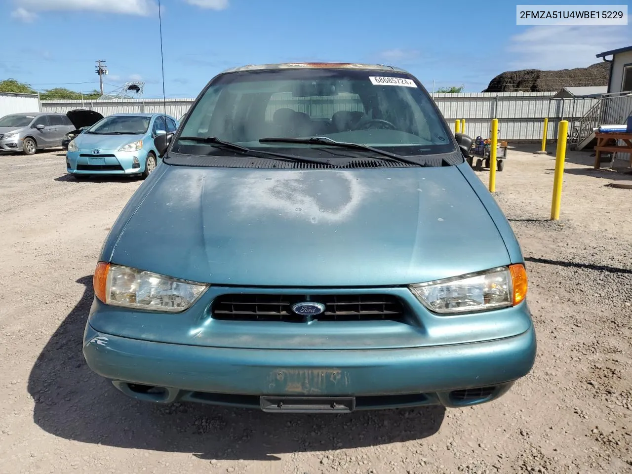 1998 Ford Windstar Wagon VIN: 2FMZA51U4WBE15229 Lot: 68685724