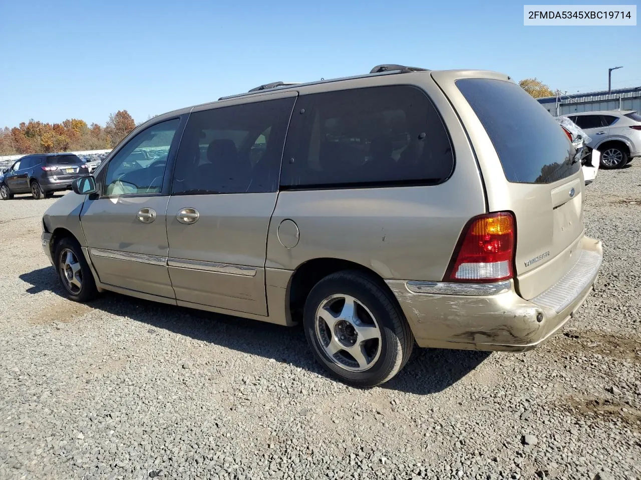 1999 Ford Windstar Sel VIN: 2FMDA5345XBC19714 Lot: 75992874