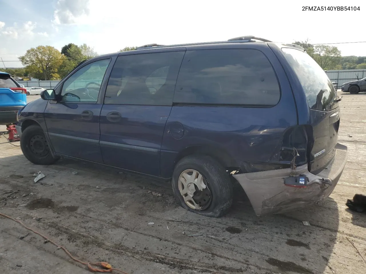 2000 Ford Windstar Lx VIN: 2FMZA5140YBB54104 Lot: 69587384