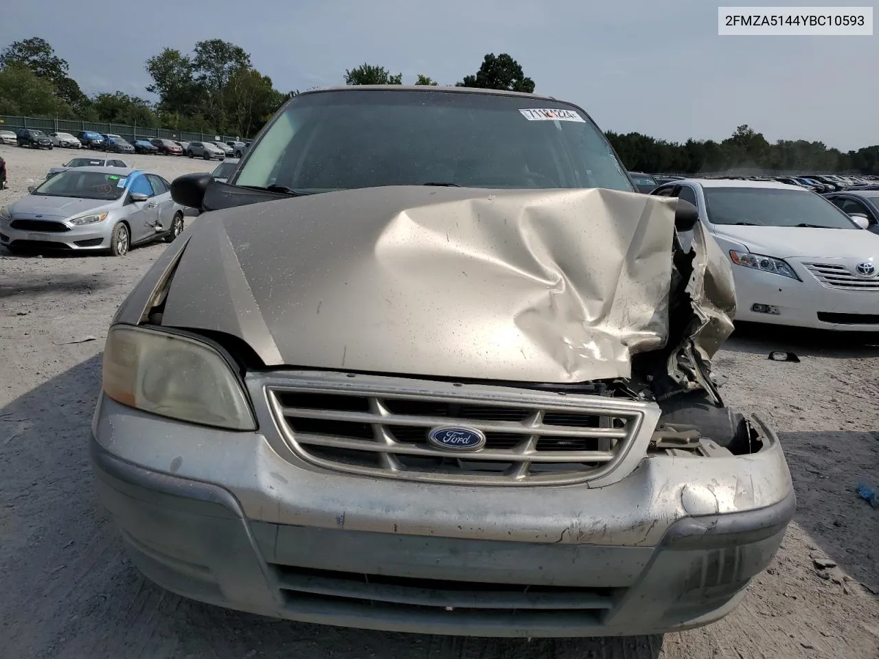 2000 Ford Windstar Lx VIN: 2FMZA5144YBC10593 Lot: 71184224