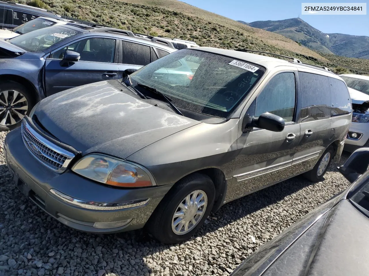 2000 Ford Windstar Se VIN: 2FMZA5249YBC34841 Lot: 72383304