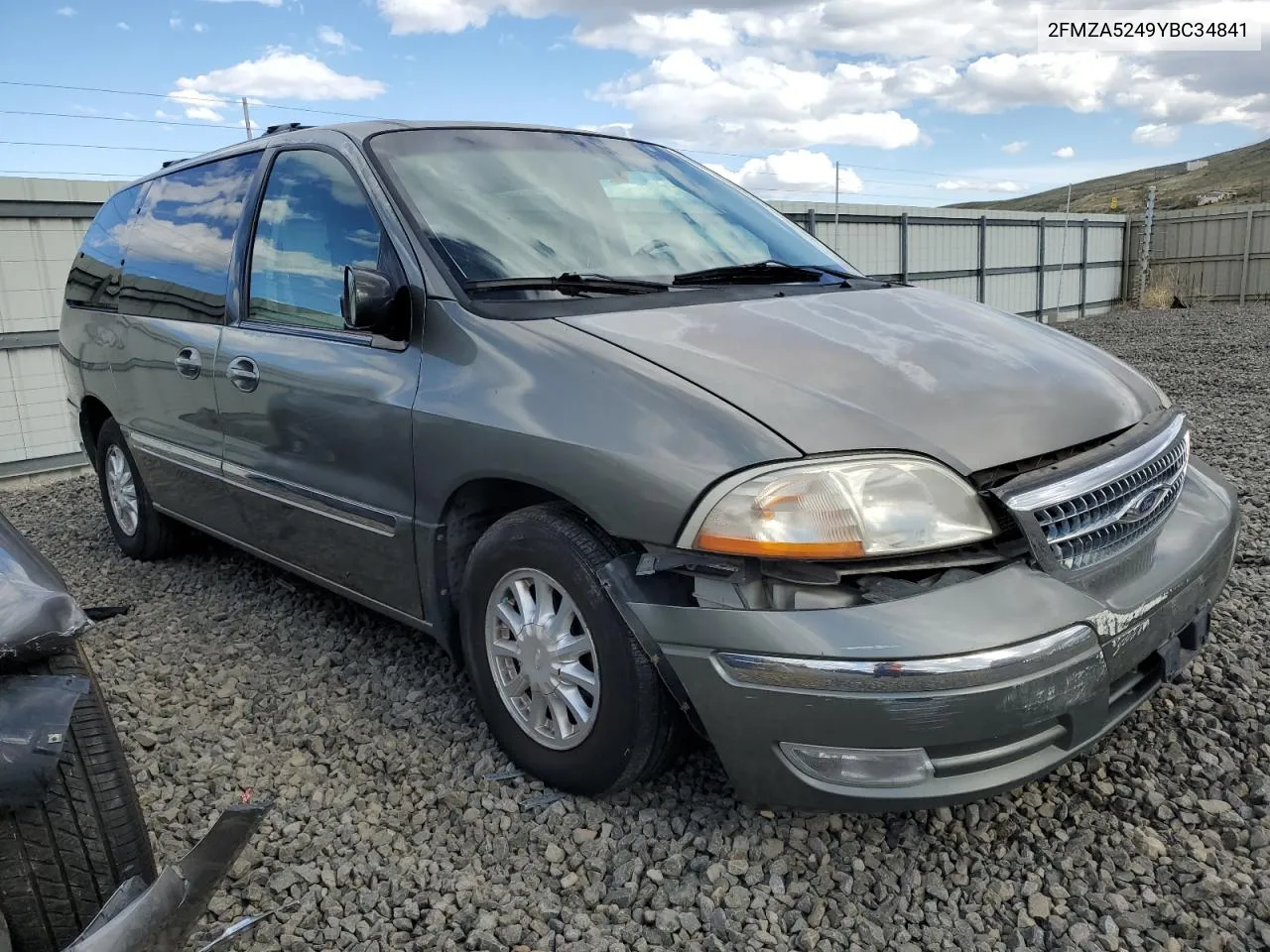 2000 Ford Windstar Se VIN: 2FMZA5249YBC34841 Lot: 72383304