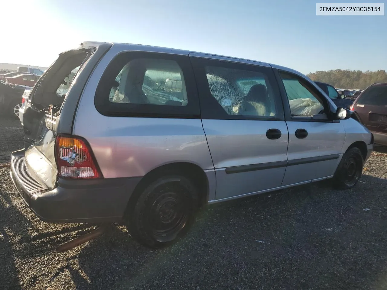 2000 Ford Windstar Wagon VIN: 2FMZA5042YBC35154 Lot: 75300434