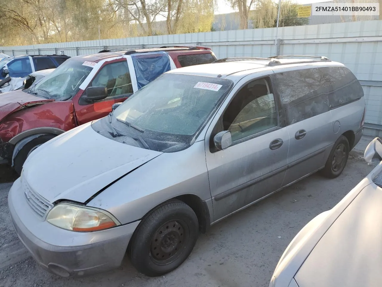 2001 Ford Windstar Lx VIN: 2FMZA51401BB90493 Lot: 67194314