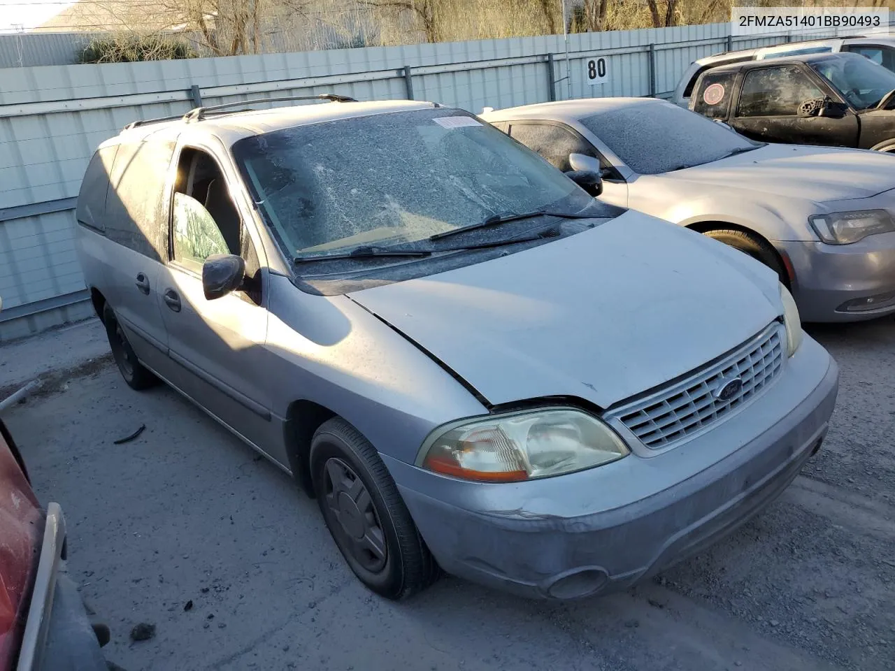 2001 Ford Windstar Lx VIN: 2FMZA51401BB90493 Lot: 67194314