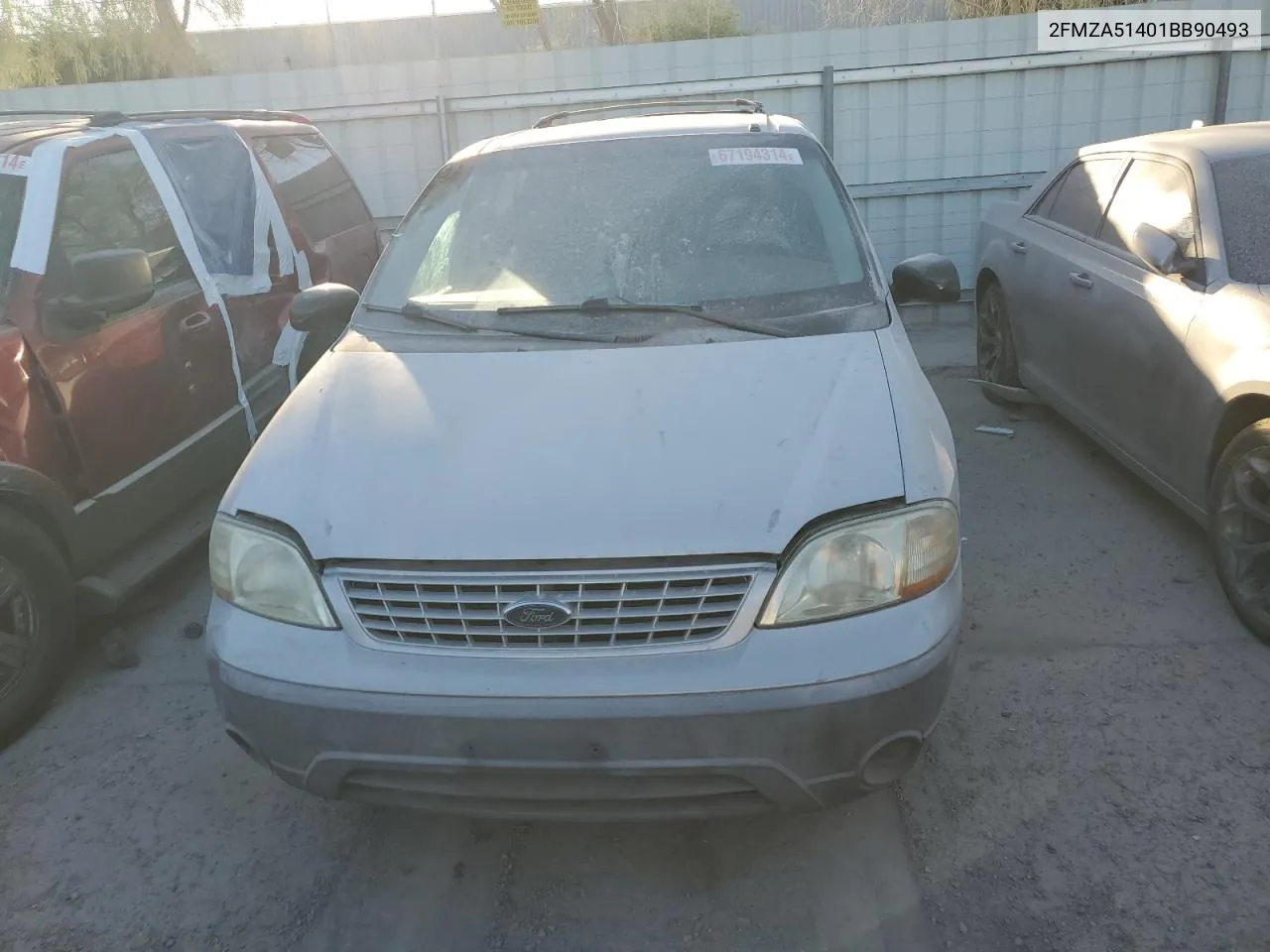 2001 Ford Windstar Lx VIN: 2FMZA51401BB90493 Lot: 67194314