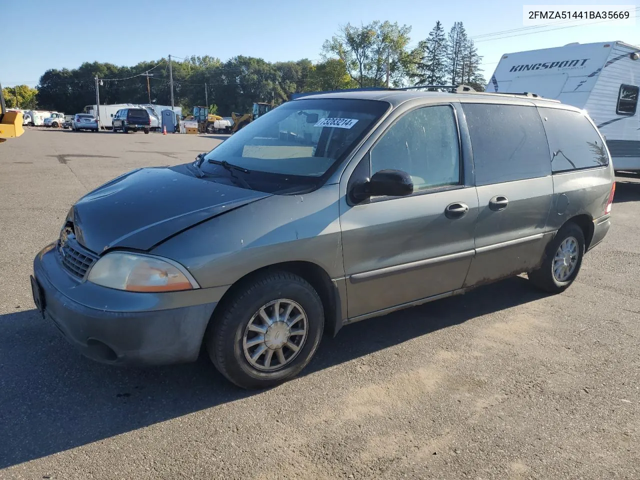 2001 Ford Windstar Lx VIN: 2FMZA51441BA35669 Lot: 73283214