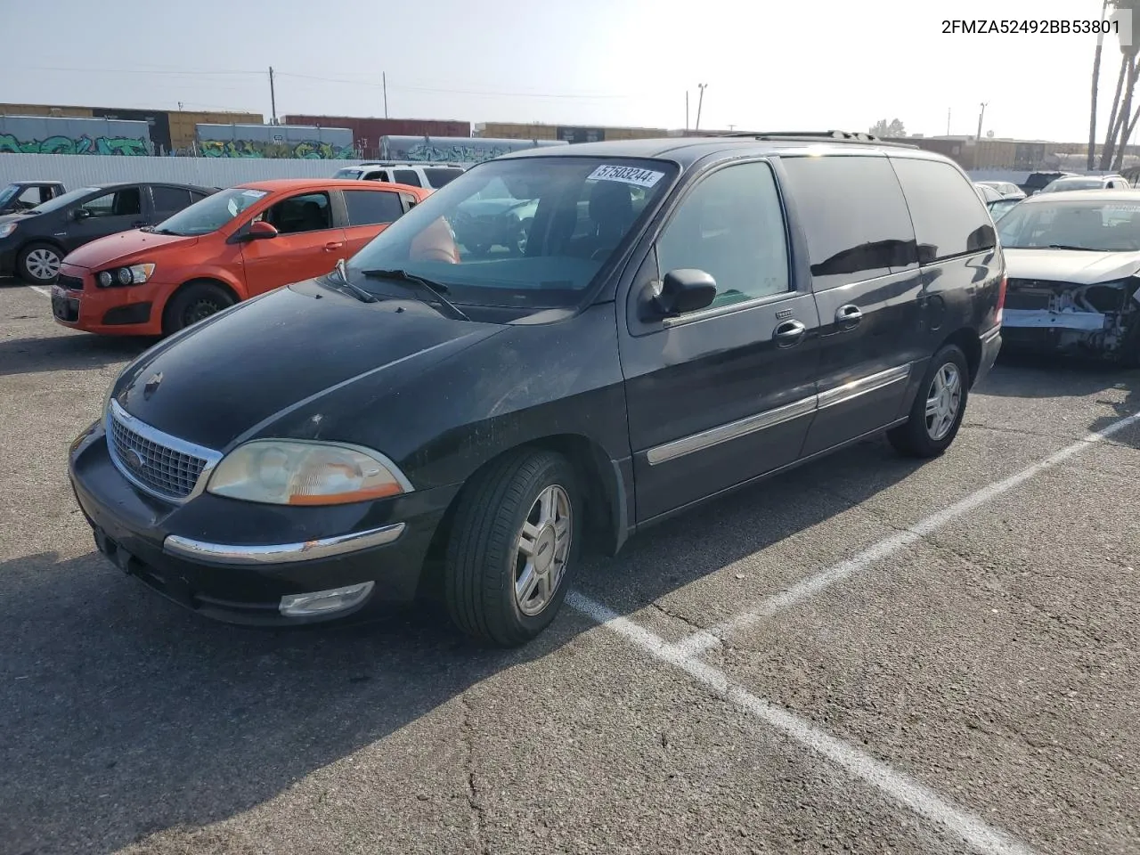 2002 Ford Windstar Se VIN: 2FMZA52492BB53801 Lot: 57503244