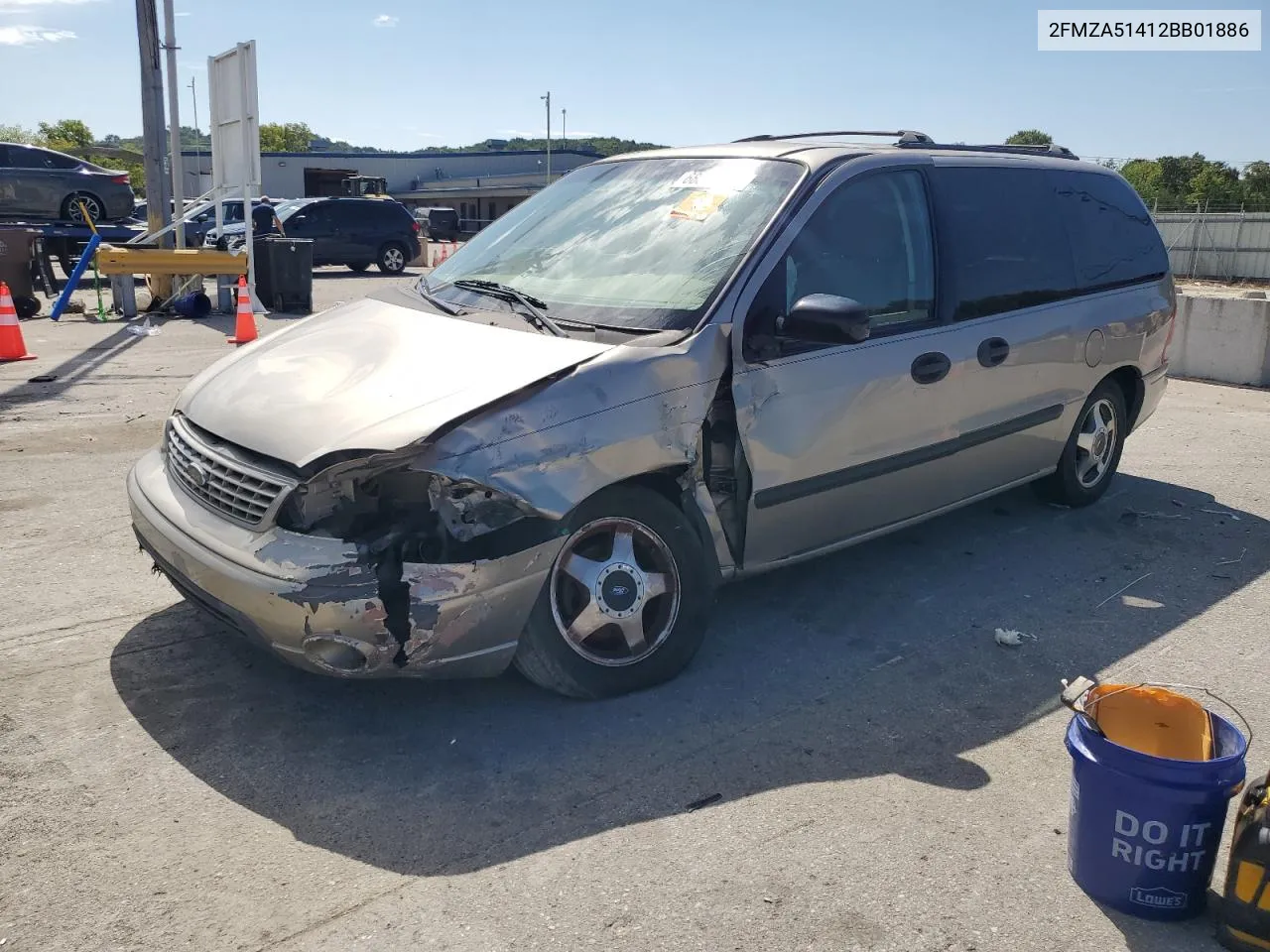 2002 Ford Windstar Lx VIN: 2FMZA51412BB01886 Lot: 68311164