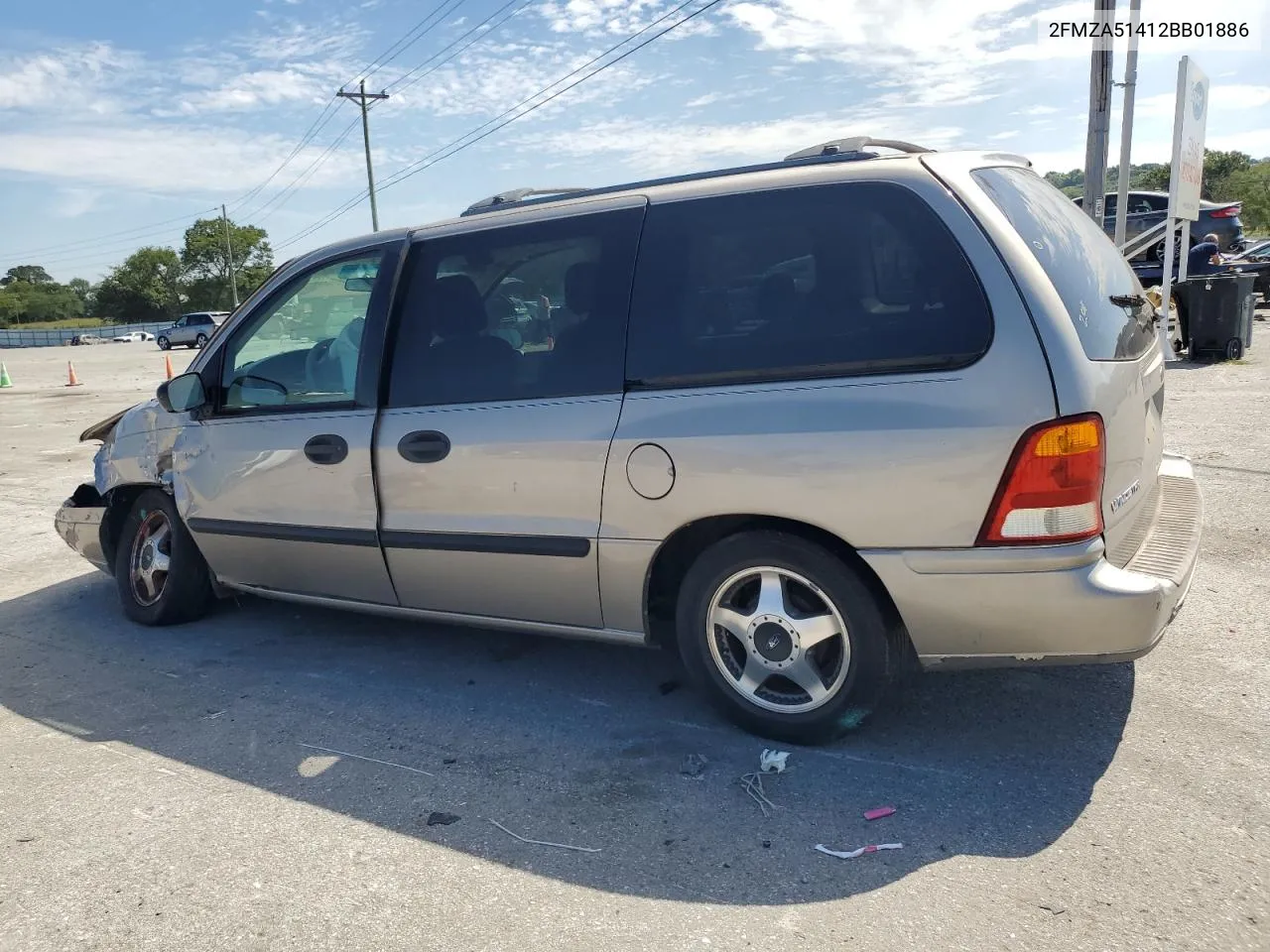 2002 Ford Windstar Lx VIN: 2FMZA51412BB01886 Lot: 68311164