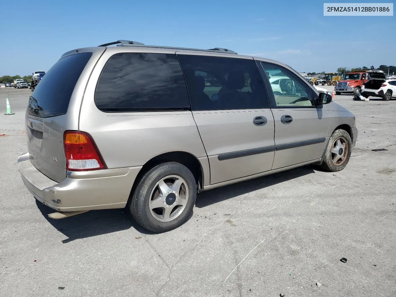 2002 Ford Windstar Lx VIN: 2FMZA51412BB01886 Lot: 68311164