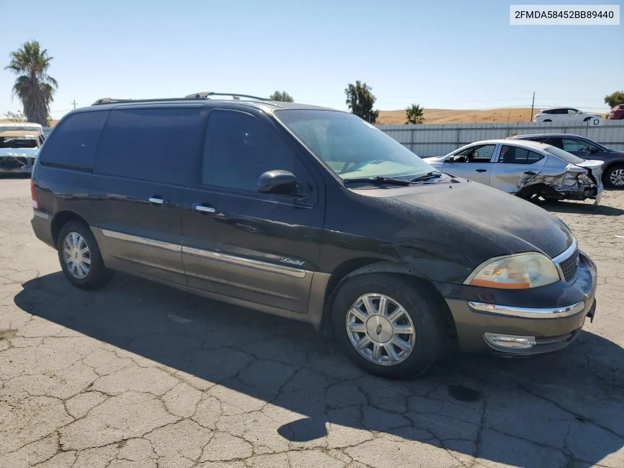 2002 Ford Windstar Limited VIN: 2FMDA58452BB89440 Lot: 69278234