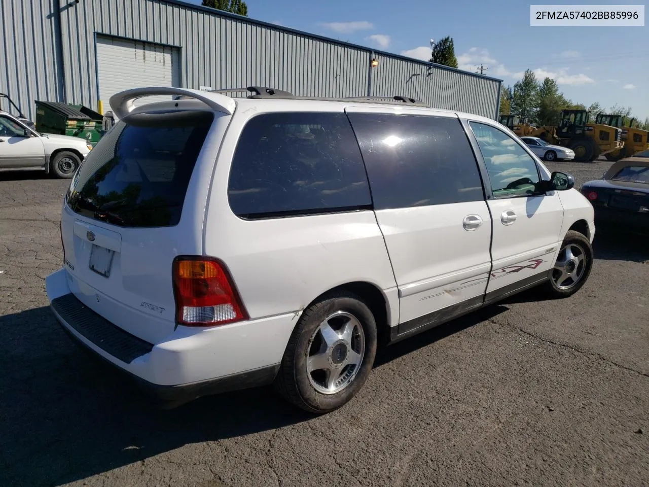 2002 Ford Windstar Sport VIN: 2FMZA57402BB85996 Lot: 69498454