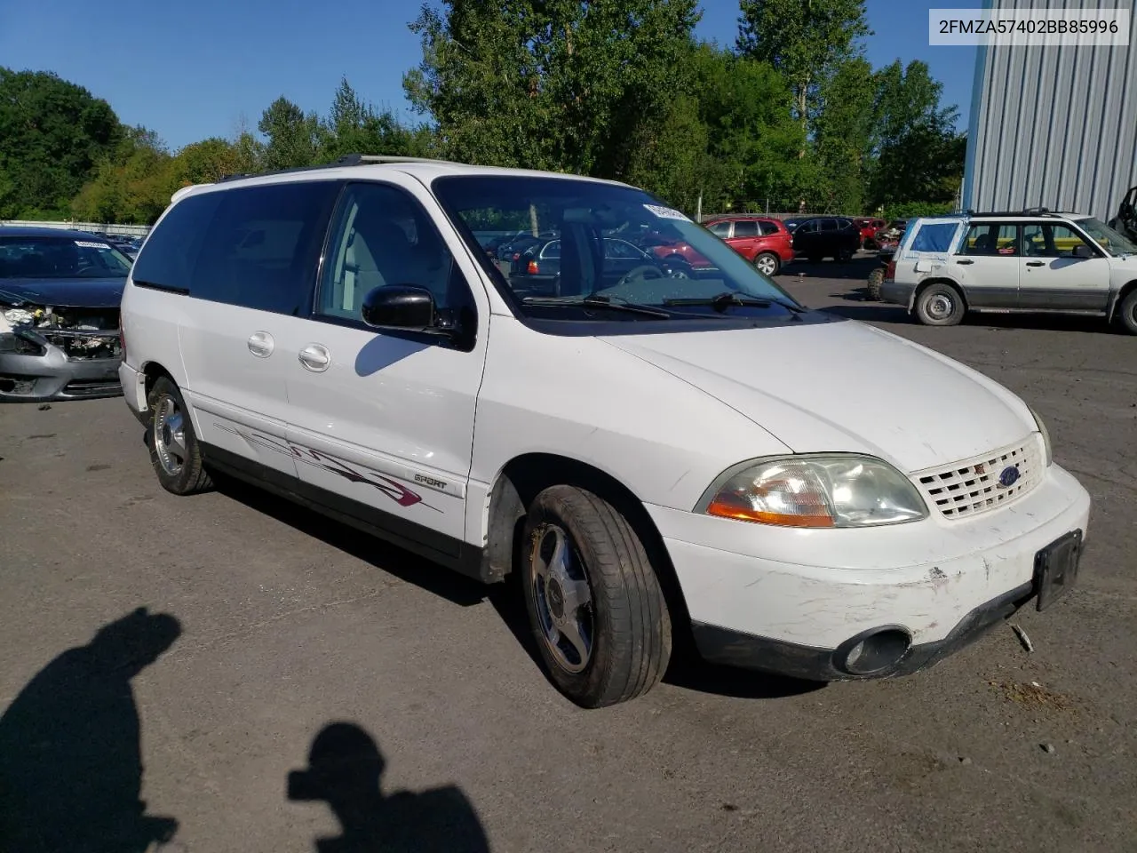 2002 Ford Windstar Sport VIN: 2FMZA57402BB85996 Lot: 69498454