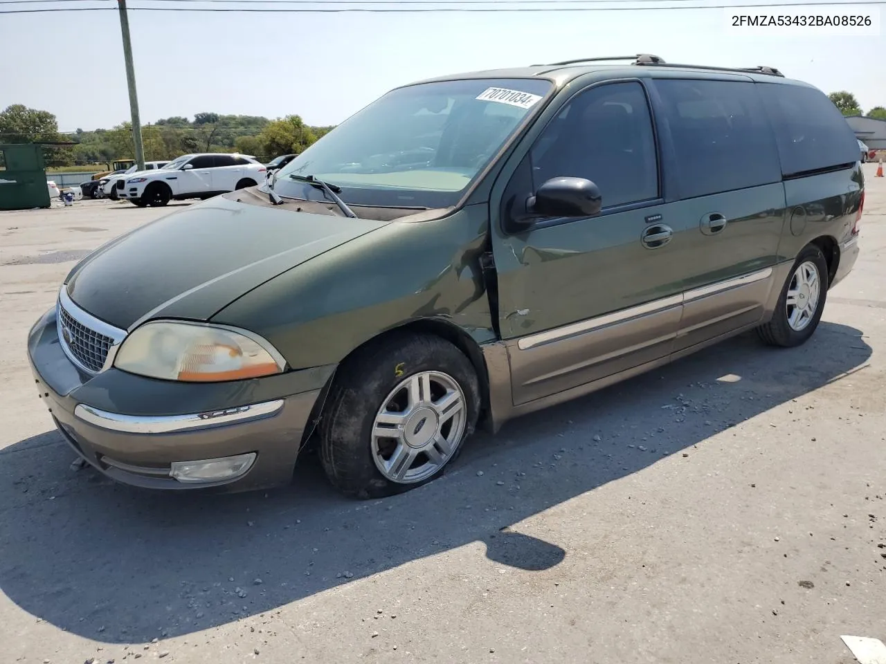 2002 Ford Windstar Sel VIN: 2FMZA53432BA08526 Lot: 70701034