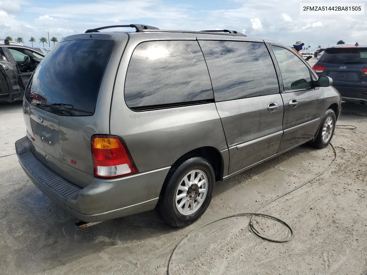 2002 Ford Windstar Lx VIN: 2FMZA51442BA81505 Lot: 76339494