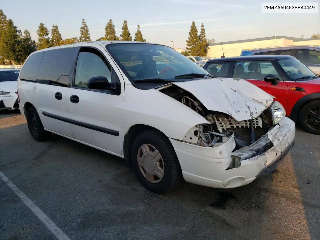 2003 Ford Windstar Wagon VIN: 2FMZA50453BB40449 Lot: 43171734