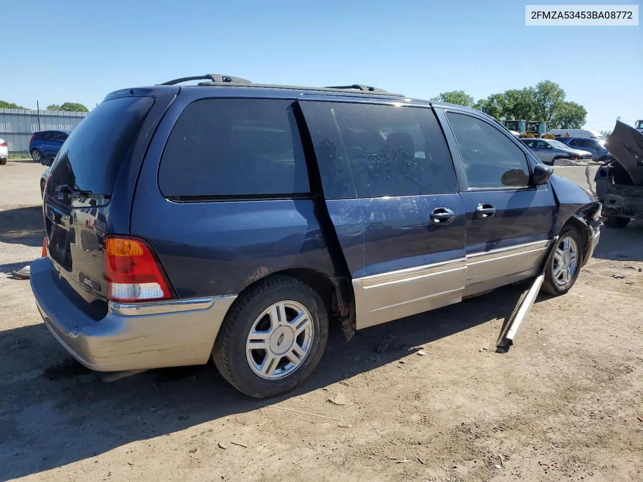 2003 Ford Windstar Sel VIN: 2FMZA53453BA08772 Lot: 56955754