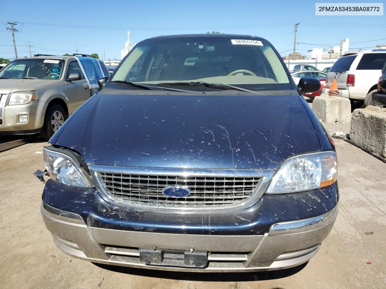 2003 Ford Windstar Sel VIN: 2FMZA53453BA08772 Lot: 56955754